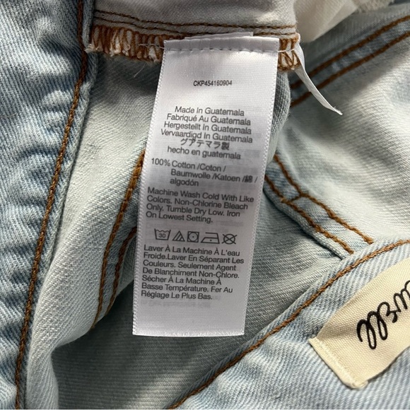 MADEWELL Superwide-Leg Jeans in Olcott Wash: Pleated Edition ND612 - Picture 12 of 14